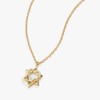 Alex and Ani Star of David Heart Necklace, 14kt Gold