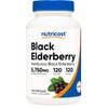Nutricost Elderberry Capsules 575mg (120 Capsules) - Black Elderberry, Vegetarian,