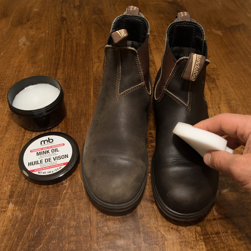 M&B Mink Oil-Tub, 6.5oz/185g, Waterproof & Conditioner