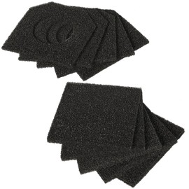 YIHUA # 10pcs Replacement Activated Carbon Filters Set (5 Front & 5 Rear) for 948DQ-I 948DQ-III Solder Fume Extractor