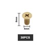 OTOTEC 30 Pieces M4 x 8 Brass Phillips Countersunk Screws