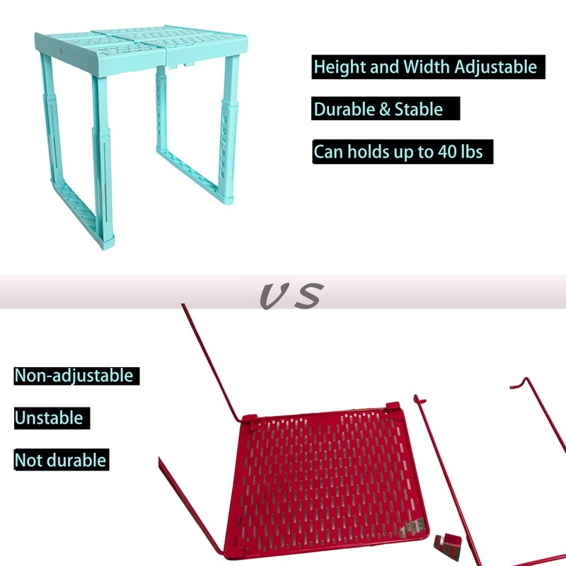 Adjustable Locker Shelf for School, Height and Width Adjustable Locker