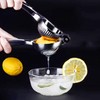 Exprimidor de Limones, Exprimidor de Naranjas Manual Inoxidable de Grado,