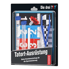 Die drei ??? Tatort-Ausrüstung von KOSMOS, Detektivspielzeug, Detektiv Ausrüstung, Detektiv Set, Mitbringsel Kindergeburtstag, Geschenk für Kinder ab 8 - 12 Jahre