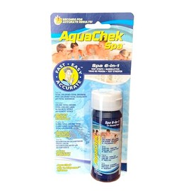 Happy Hot Tubs AquaChek Spa 6-Way Test Strips Chlorine Bromine PH Hardness Total Alkalinity