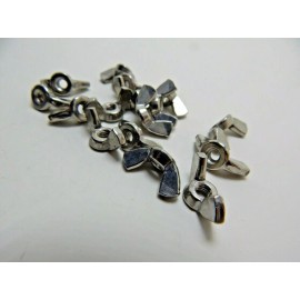 PIERCE  SUPPLY  &  SALES 8 - 32  STAINLESS  STEEL  WING  NUTS