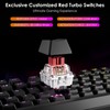DURGOD TGK 300 Mechanical Gaming Keyboard for Windows Mac PC