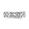 IceCarats 14K Solid White Gold Adjustable Toe Ring Open Midi