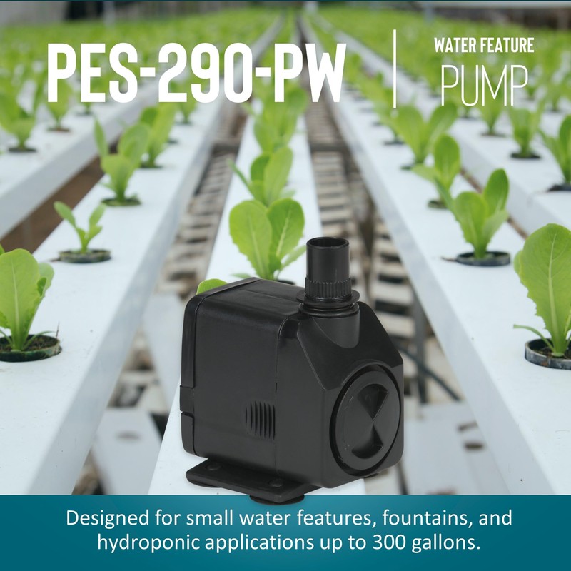 Little Giant PES-290-PW 115-Volt, 300 GPH Magnetic Drive Fountain/Pond Pump