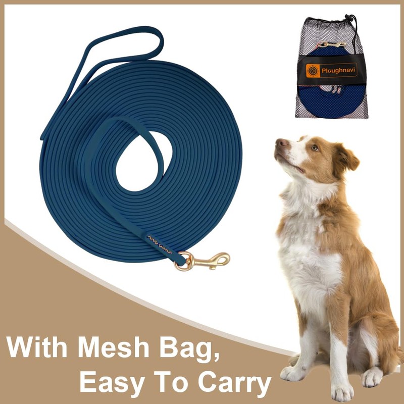 10 mm Waterproof Dog Leash, Long Training Lead for Dogs