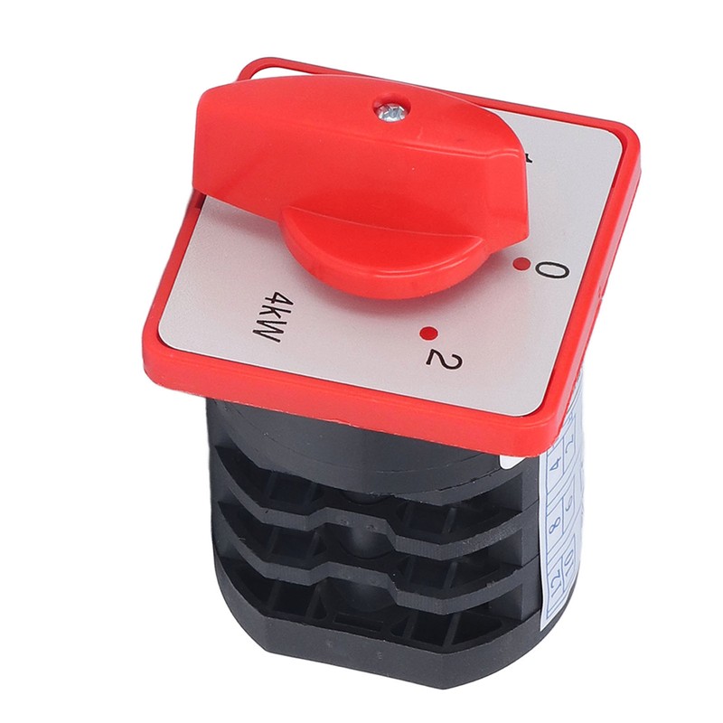 BERM Changeover Switch Rotary Knob 3 Pole 3 Position Accessory