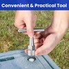 Enhon Curb Box Wrench for Pentagon Curb Boxes, Water Meter