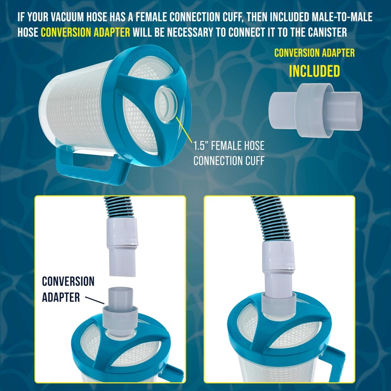 U.S. Pool Supply Pool Leaf Catcher - Inline Pool Leaf