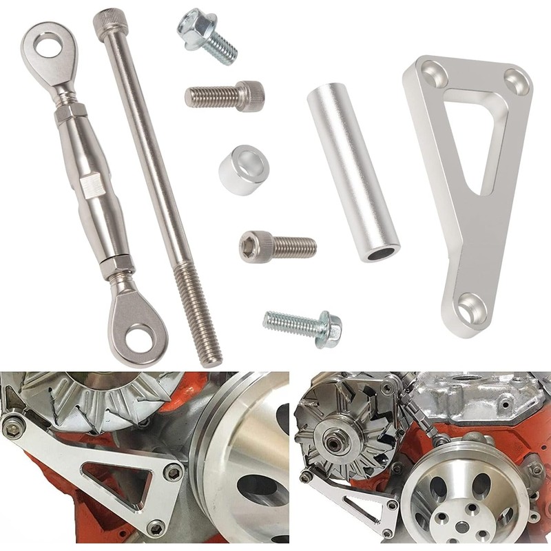Alternator Bracket Kit for Chevy SBC Long Water Pump 305