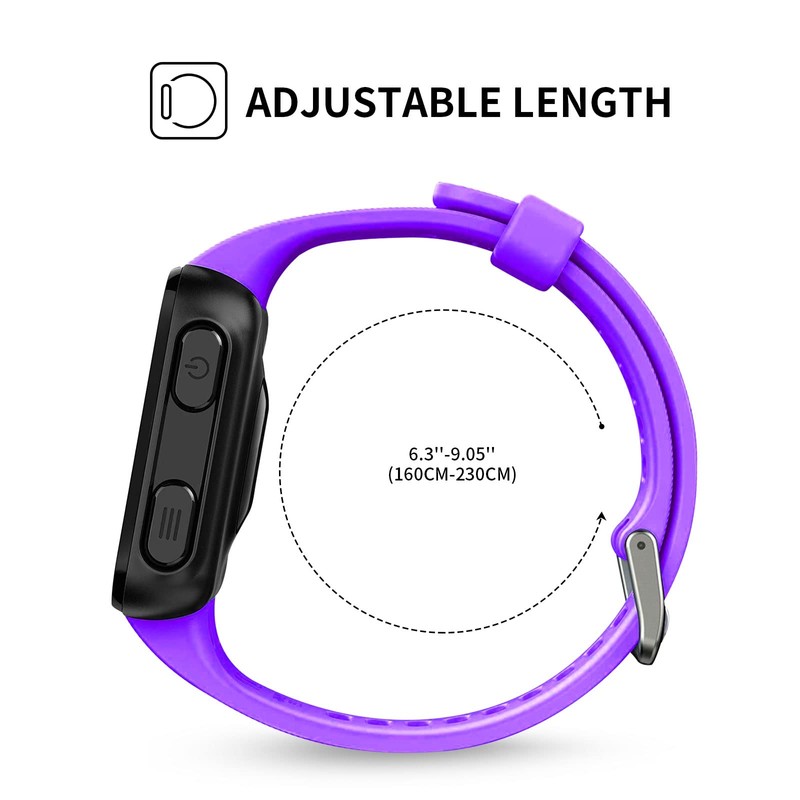 BaayCerrie for Garmin Forerunner 35 Watch Band Replacement, Soft Silicone