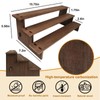 Mobpqable 3 Tier Cupcake Stand Wood - 30s Quick Assembly,