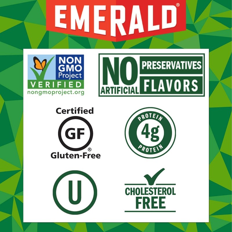 Emerald Nuts Dry Roasted Almonds, 100-Calorie Packs, 7 Count (Pack