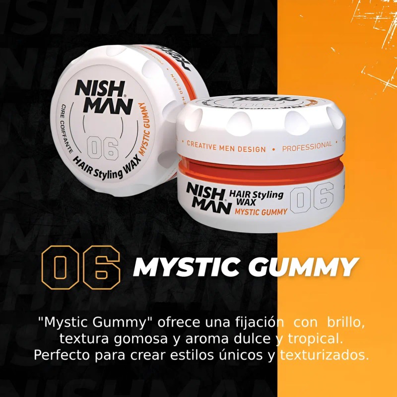 Cera Para Cabello, Nishman 150ml, Firmeza Fijación Y Aroma