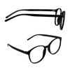 LAMBBAA - Gafas presbíopes multifocales, redondas y progresivas, antiluz azul