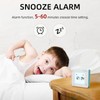 ThreeH Digital Alarm Clock with Snooze Function Kitchen Timer Easy