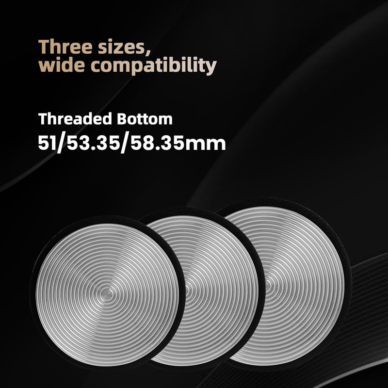 MHW-3BOMBER 58mm Coffee Tamper, Self-Leveling Espresso Tamper with 2-Spring Auto-Rebound,