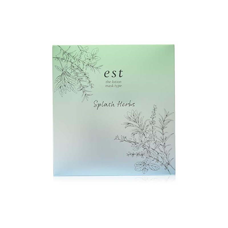 est The Lotion Mask, Splash, Herbal Scent, Pack of 5