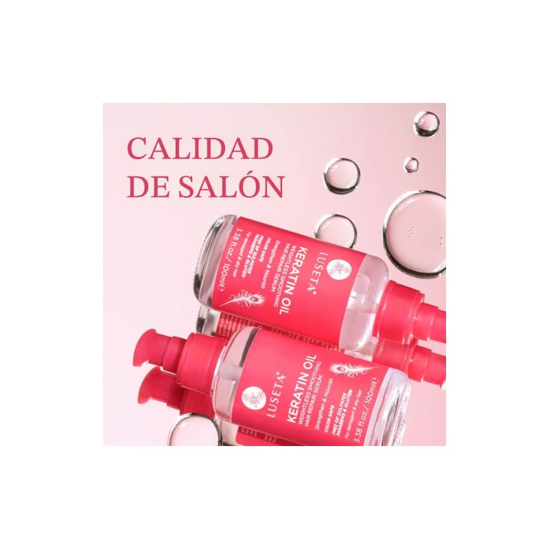 Luseta Keratin Oil Hair Repair Serum 3.38 oz