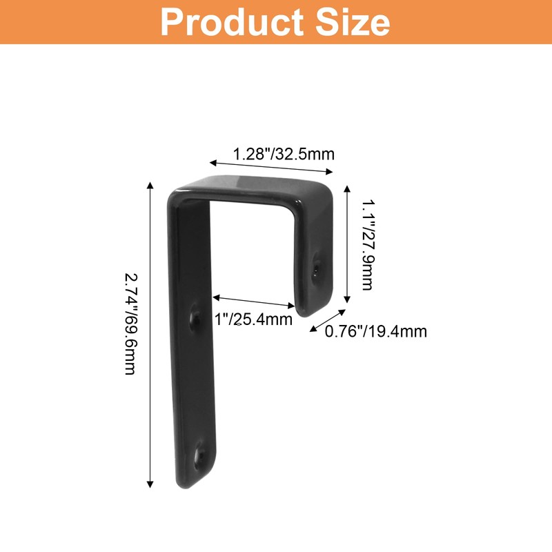 Hitefu Bunk Bed Ladder Hook Brackets - Inside 1 Inch