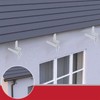 SPARES2GO Gutter Rise & Fall Bracket Universal Galvanised Steel Adjustable
