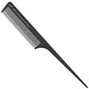 'Hercules Saw Tail Comb with Wolf 37 A 607 Black 8 1/2 Toupier Antibacterial