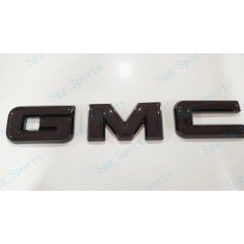 Auto GMC 2021-2024 GMC YUKON YUKON XL Rear Tailgate Only Gloss Black OVERLAY Emblem