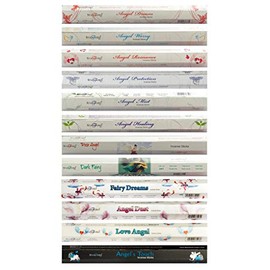 STAMFORD 37345 Angel Variety Set Incense Sticks-12 Packs x 15 Sticks, Pink, Black, One Size