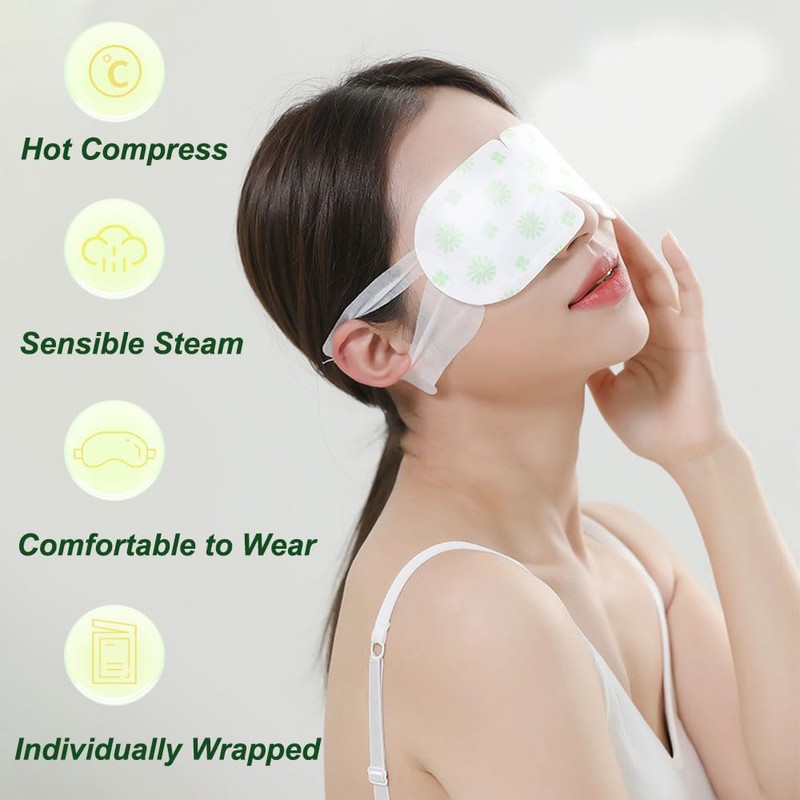 Pack of 20 Warming Eye Masks, Steam Eye Mask, Warm