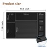 Adevar Magnetic Barber Mat for Clippers,Barber Station Organizer Mat for