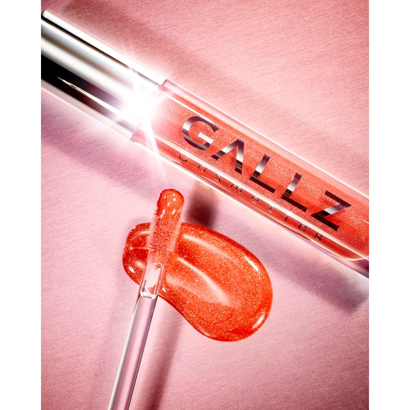 GALLZ(ギャルズ) Flash-Friendly Gloss 02 RIN ROSE 2.8g Lip Gloss with