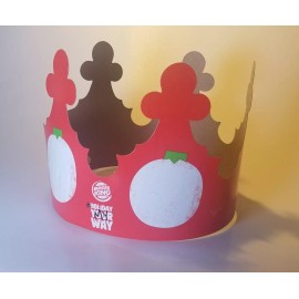 Burger King Paper Crown Hat Christmas Holiday My Way From Usa Collectible 2019