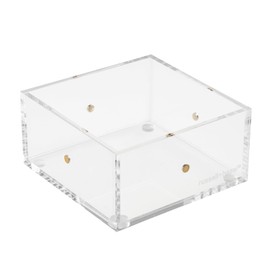 russell+hazel Acrylic Drawer Bloc, 3” x 3”, Desktop Organization, Clear, 1 Count, 98143