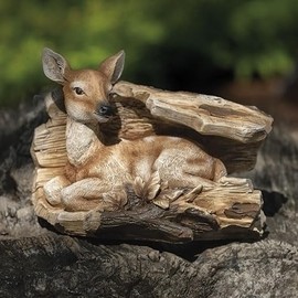 Roman Fawn Statue, 7.5-inch Height, Resin, Home, Garden, Outdoor