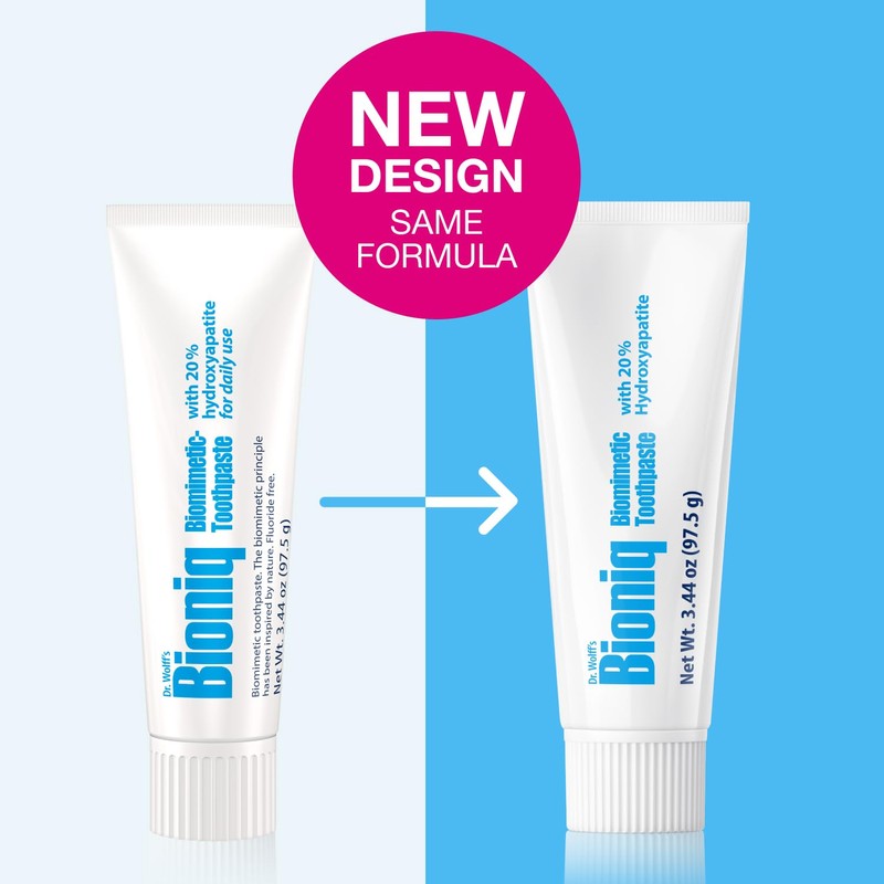 Bioniq Classic - 20% Hydroxyapatite Toothpaste, bioHAP and Fluoride Free