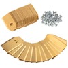 AGAKY Titanium Blades, 30x Replacement Titanium Blades, Lawn Mower Cutting