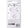 Hillman Hardware Essentials 851425 Fixed Staple Safety Hasp Black 3-1/2"