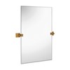 Hamilton Hills 20x30 inch Pivot Wall Mirror Including Brushed Gold