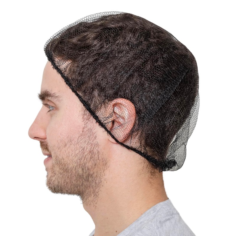 SAFEKO Disposable Honeycomb Nylon Hair Nets | Breathable | 100