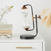 Deco 79 Metal Suspended Hourglass Timer with Gold Details, 9"