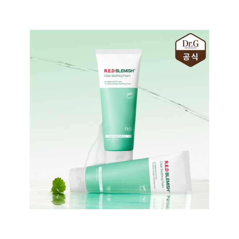 Dr.G 닥터지 약산성 레드블레미쉬 클리어 수딩 폼 150ml 2개 (증)레드