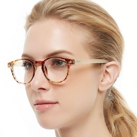 OCCI CHIARI Lightweight Designer Acetate frame Stylish Reading Glasses For Women (Yellow, 1.5)