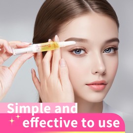 Beauty7 Eyebrow Wax Kit Eyebrow Shaper Face Wax Kit for Women Wax Pen Facial Hair Removal for Upper Lip Cheeks Chin Cotton Strips Waxing Strips