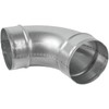 HVAC OV 90° Degree Ø4 Inch Elbow Bend Duct Connector