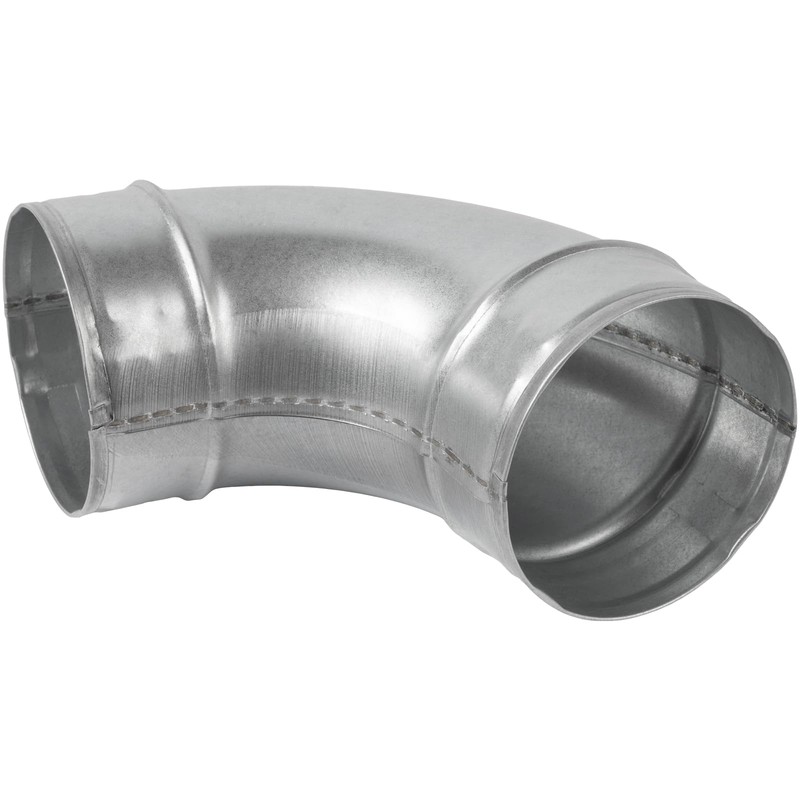 HVAC OV 90° Degree Ø4 Inch Elbow Bend Duct Connector