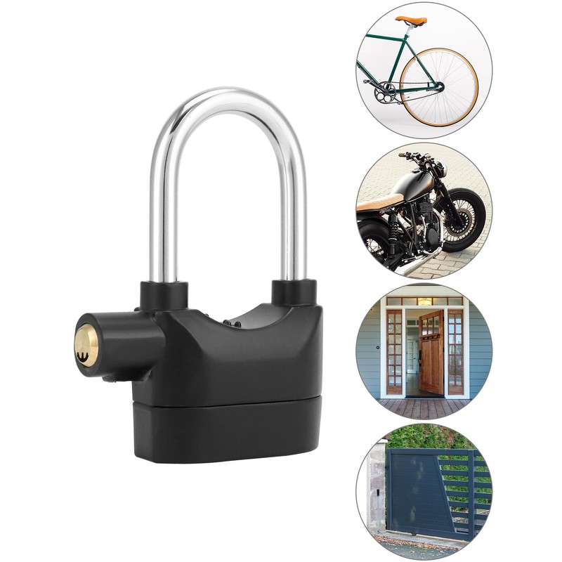 QWORK Alarm Lock, 110 Db Universal Security Alarm Lock System